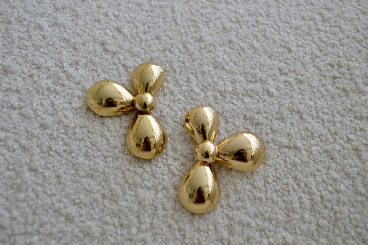 Brinco gotas dourado