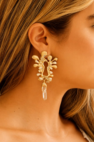 Brinco Crystal Bloom